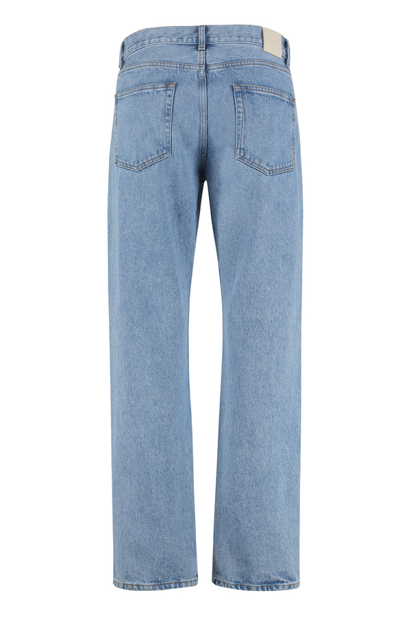 5-pocket straight-leg jeans-1